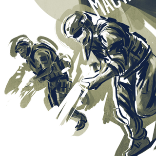 Illustration for article titled On the Eve of Modern Warfare 3, a Very Cool Illustration of Soap and the Gang
